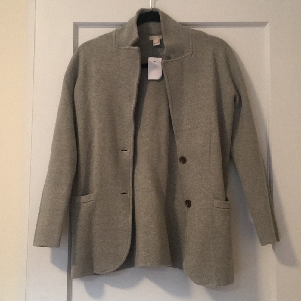Jcrew Sweater blazer (never worn)